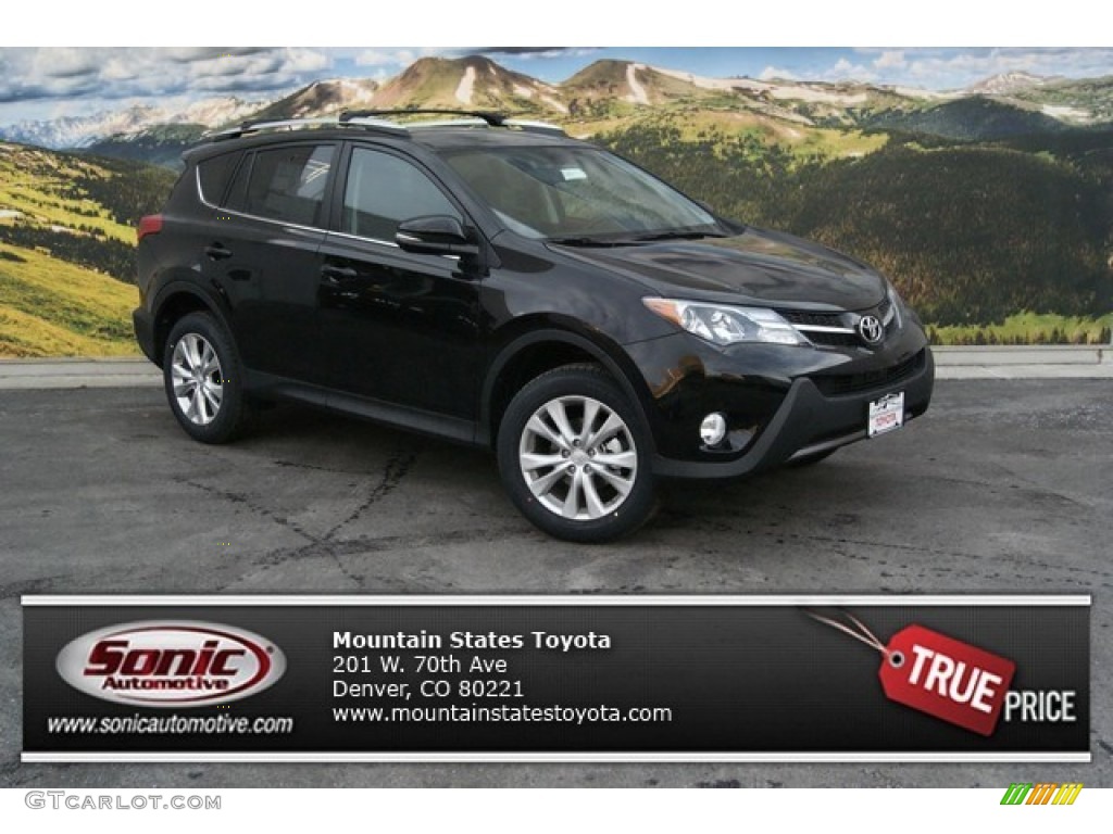 2014 RAV4 Limited AWD - Black / Terracotta photo #1