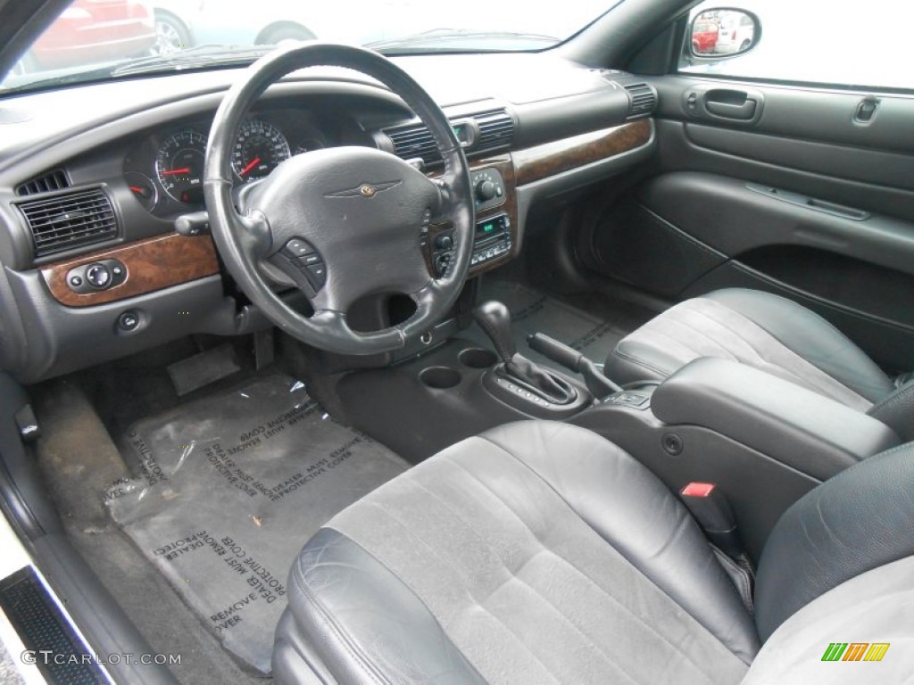 Dark Slate Gray Interior 2004 Chrysler Sebring LXi Convertible Photo #89313767