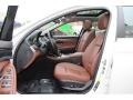 Cinnamon Brown Front Seat Photo for 2011 BMW 5 Series #89314442