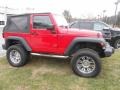 Flame Red - Wrangler X 4x4 Photo No. 3