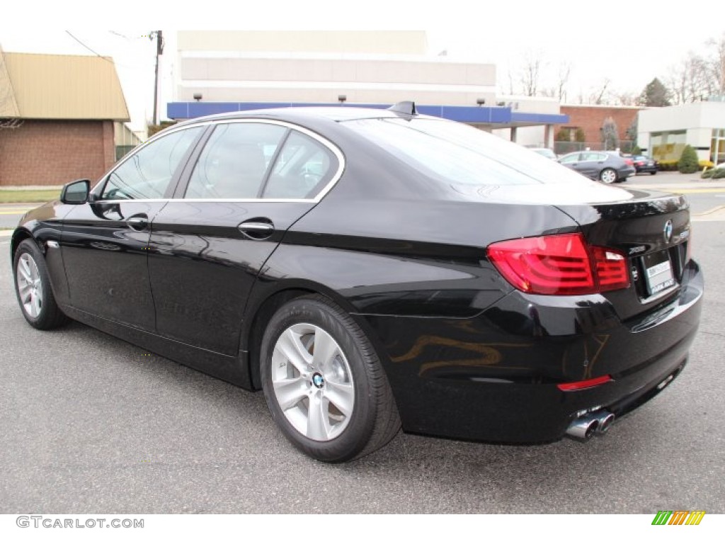 2013 5 Series 528i xDrive Sedan - Jet Black / Cinnamon Brown photo #5