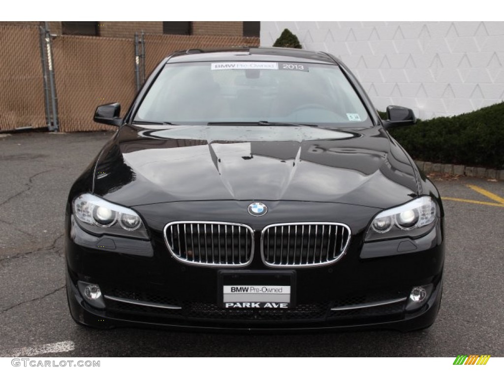 2013 5 Series 528i xDrive Sedan - Jet Black / Cinnamon Brown photo #8