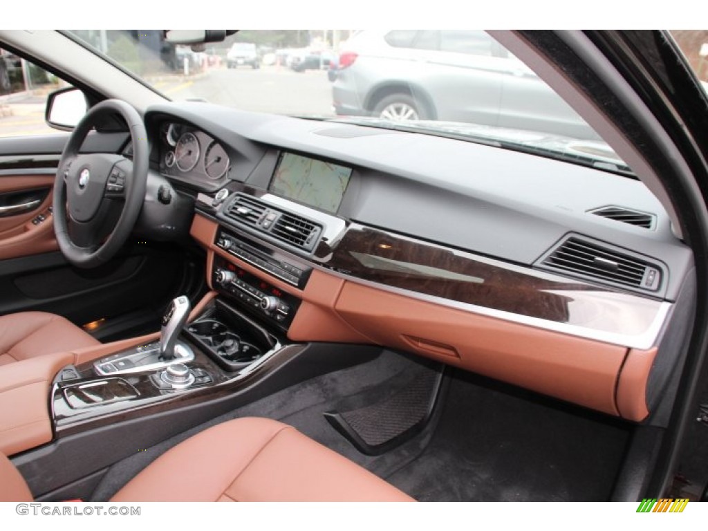 2013 5 Series 528i xDrive Sedan - Jet Black / Cinnamon Brown photo #26