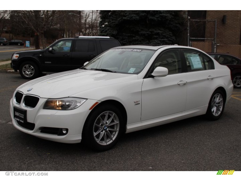 2010 3 Series 328i xDrive Sedan - Alpine White / Beige photo #7