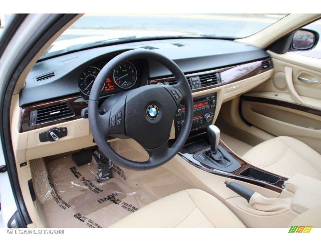 2010 3 Series 328i xDrive Sedan - Alpine White / Beige photo #10