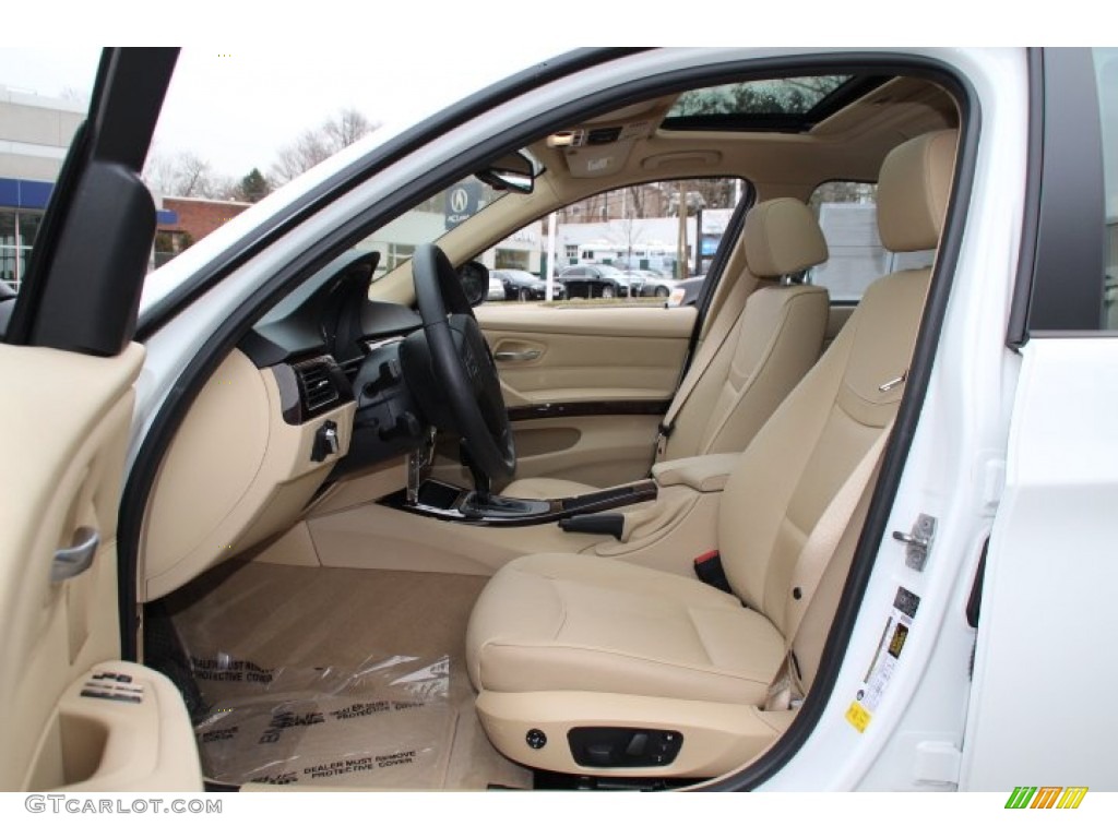 2010 3 Series 328i xDrive Sedan - Alpine White / Beige photo #11