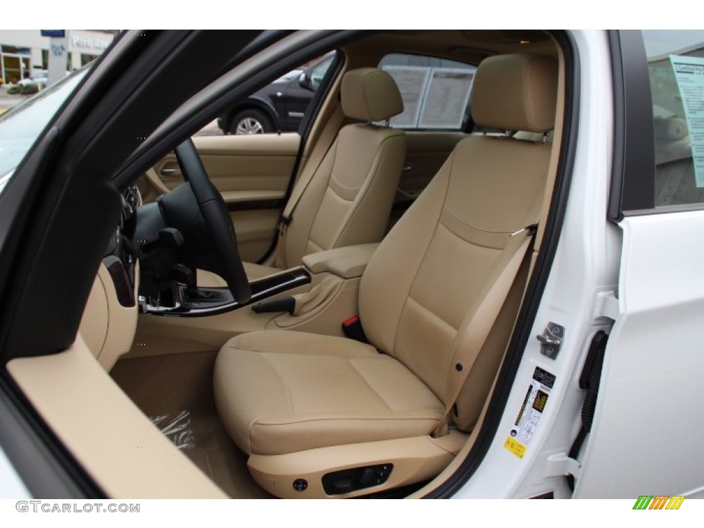 2010 3 Series 328i xDrive Sedan - Alpine White / Beige photo #12