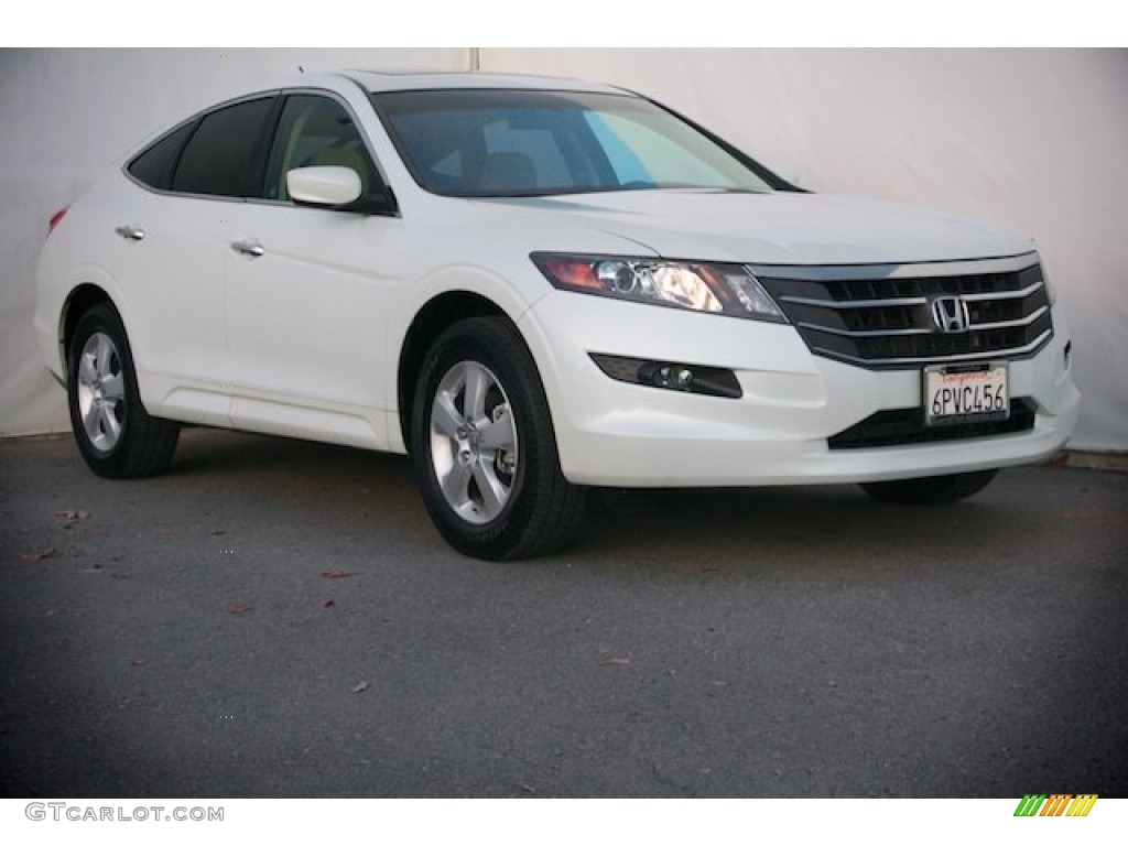 2010 Accord Crosstour EX - White Diamond Pearl / Ivory photo #1