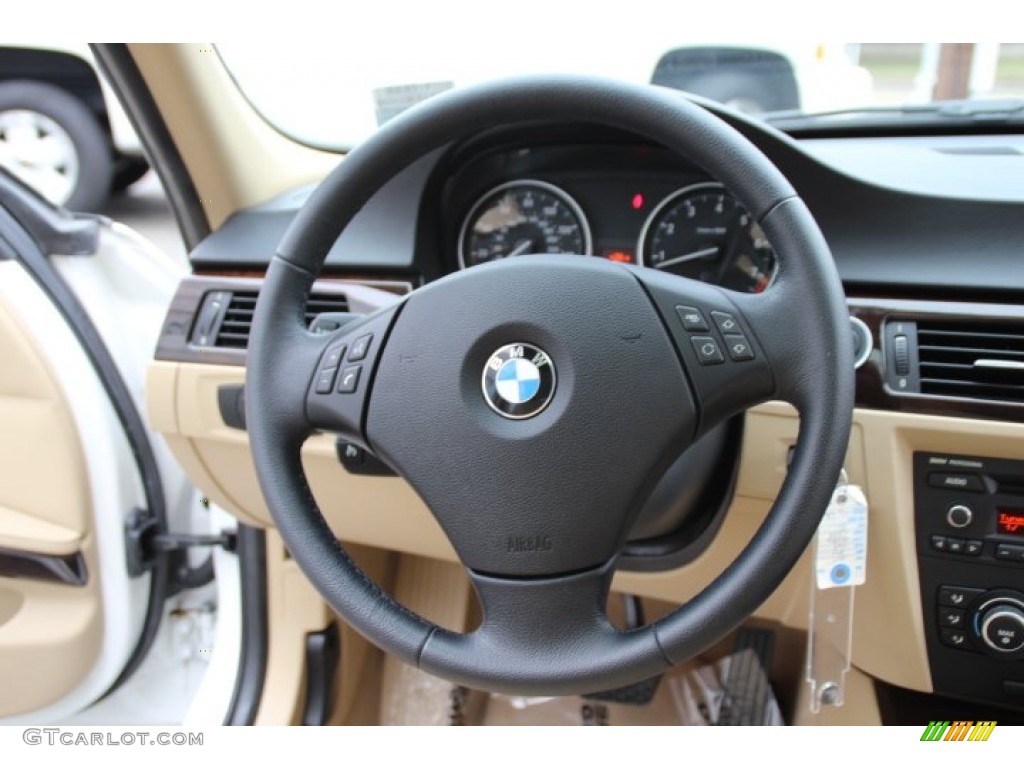 2010 3 Series 328i xDrive Sedan - Alpine White / Beige photo #16