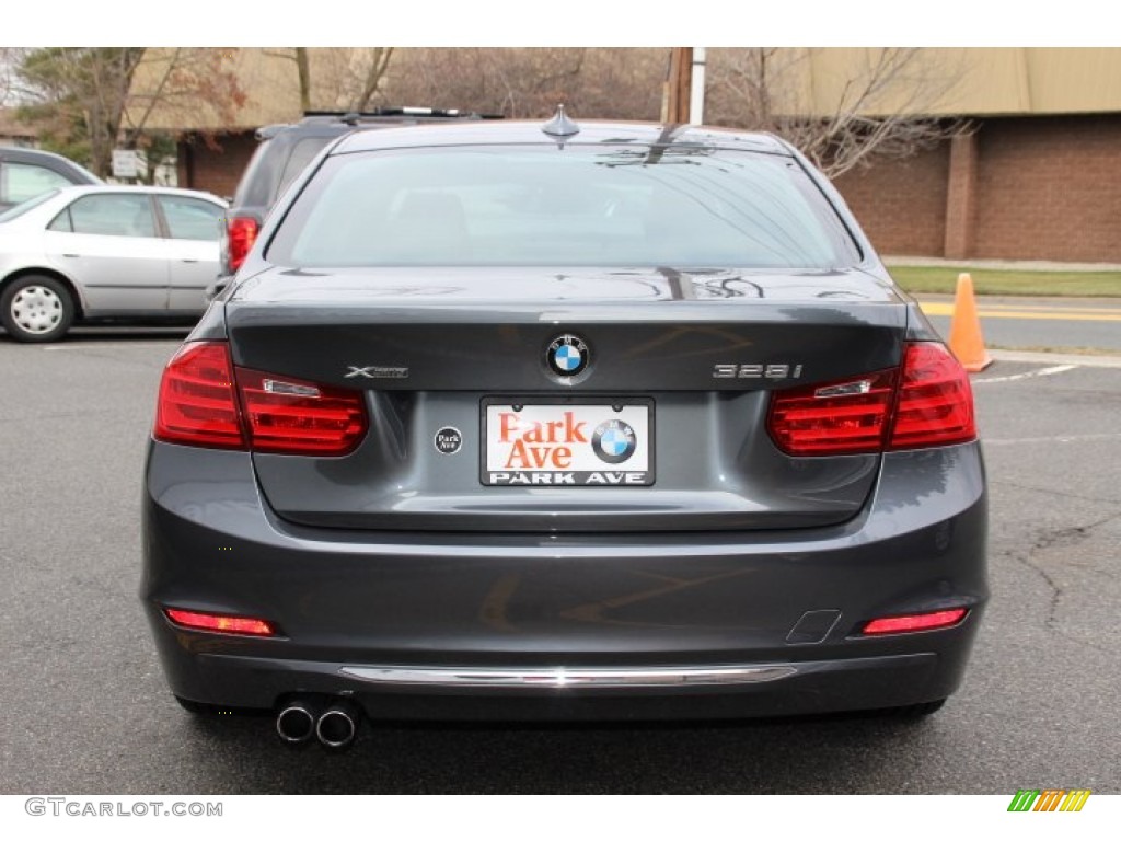 2013 3 Series 328i xDrive Sedan - Mineral Grey Metallic / Black photo #4