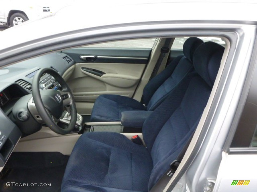 Blue Interior 2008 Honda Civic Hybrid Sedan Photo #89317065