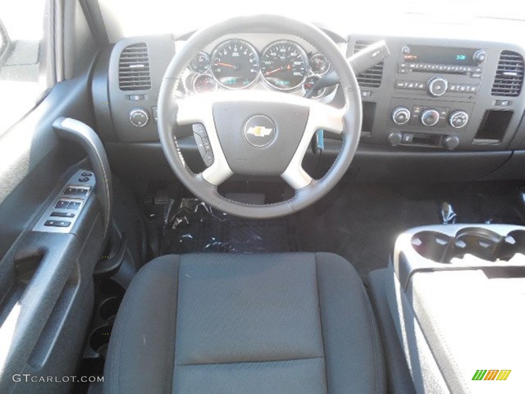 2013 Silverado 1500 LT Extended Cab - Silver Ice Metallic / Ebony photo #6