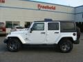 2013 Bright White Jeep Wrangler Unlimited Oscar Mike Freedom Edition 4x4  photo #9
