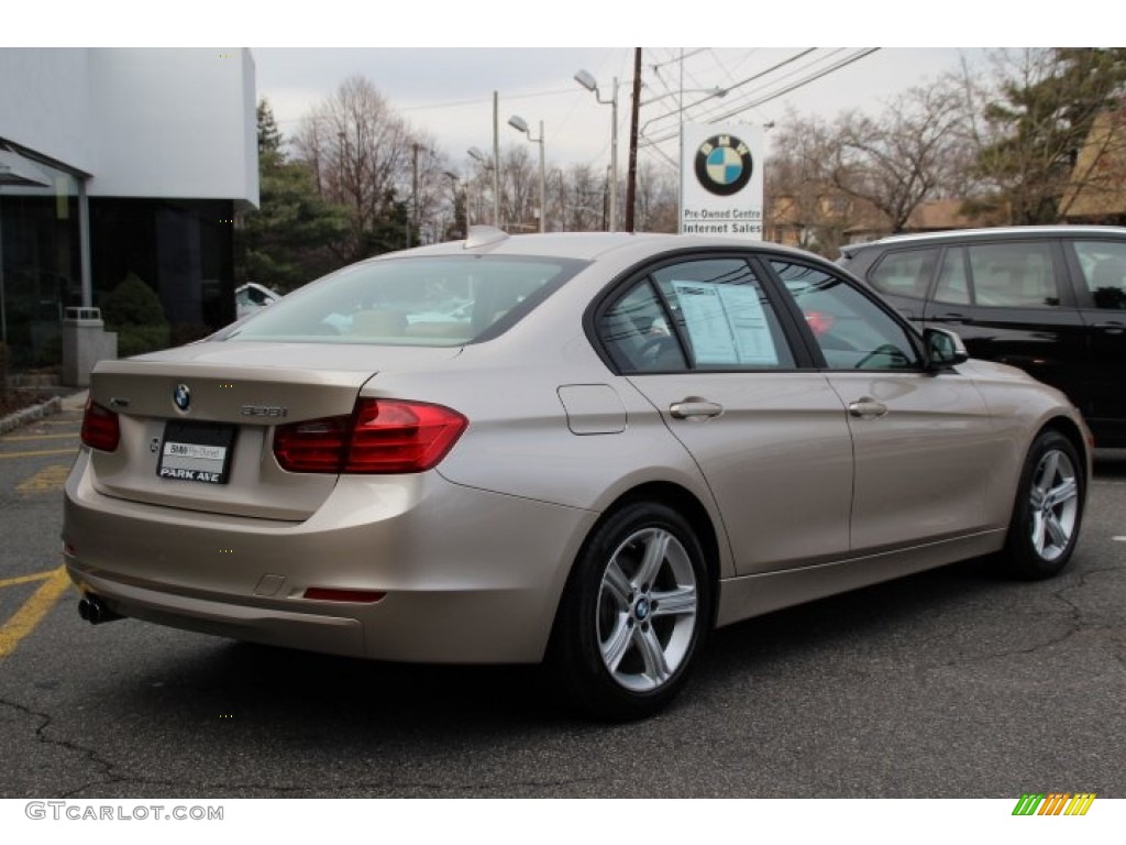 2013 3 Series 328i xDrive Sedan - Orion Silver Metallic / Venetian Beige photo #3