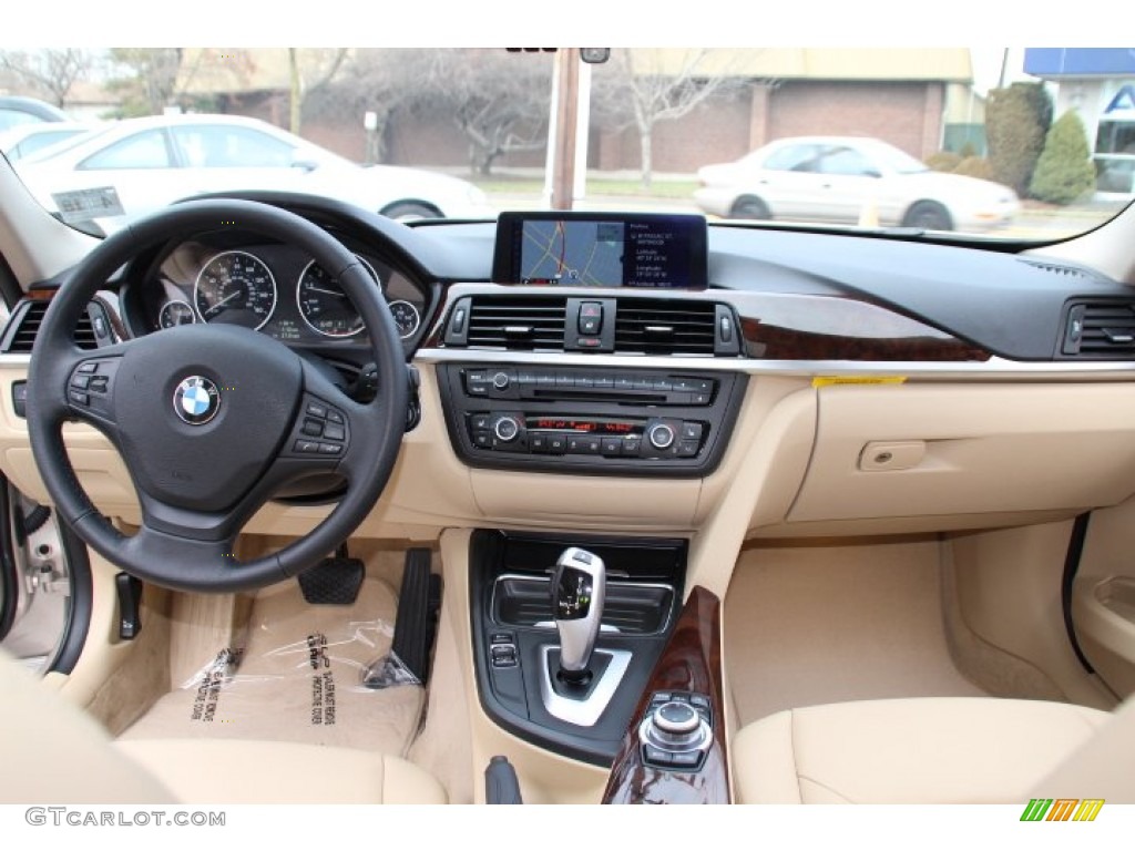 2013 3 Series 328i xDrive Sedan - Orion Silver Metallic / Venetian Beige photo #12