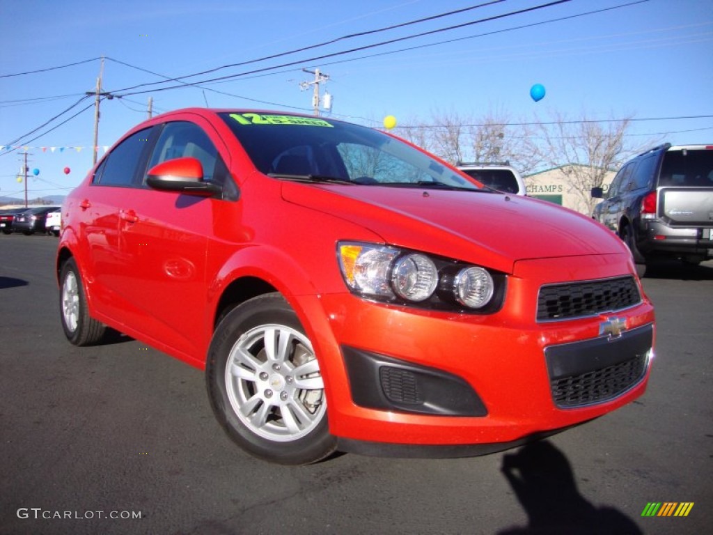 Inferno Orange Metallic Chevrolet Sonic