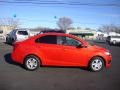 2012 Inferno Orange Metallic Chevrolet Sonic LS Sedan  photo #8