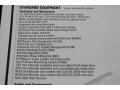 2014 Porsche Boxster Standard Boxster Model Window Sticker