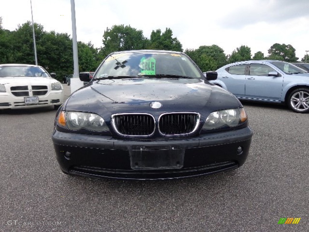 2003 3 Series 325i Sedan - Orient Blue Metallic / Natural Brown photo #10