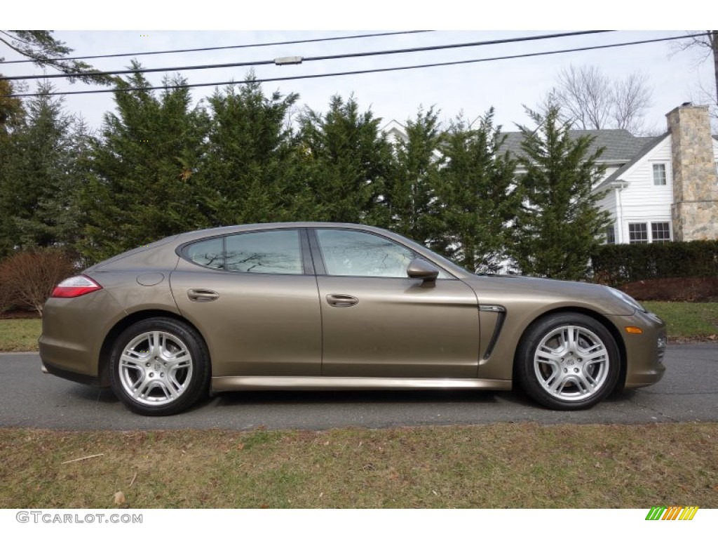 Topaz Brown Metallic 2011 Porsche Panamera 4 Exterior Photo #89320028