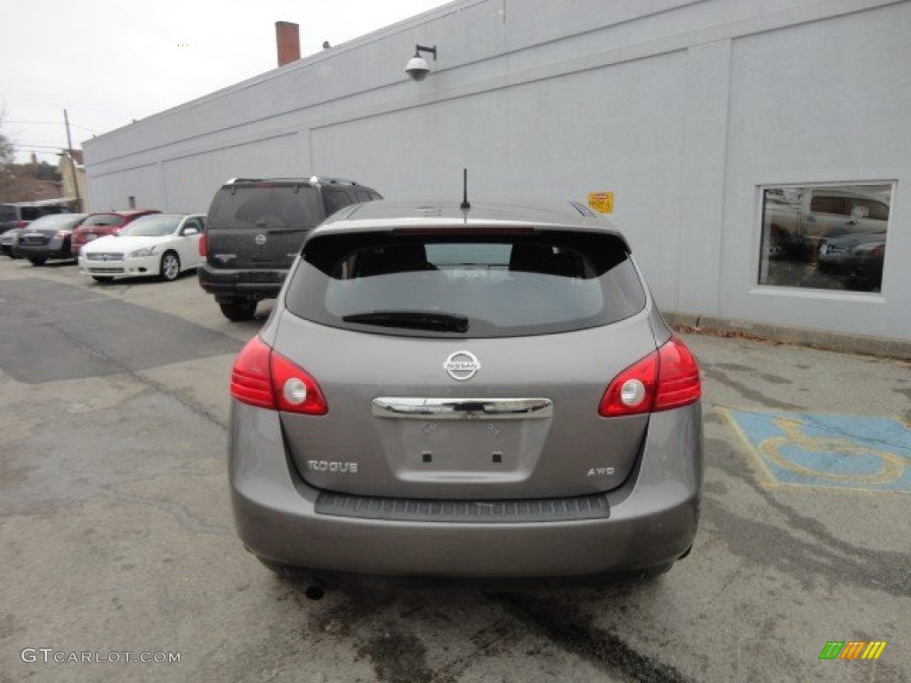 2011 Rogue S AWD - Platinum Graphite / Black photo #5