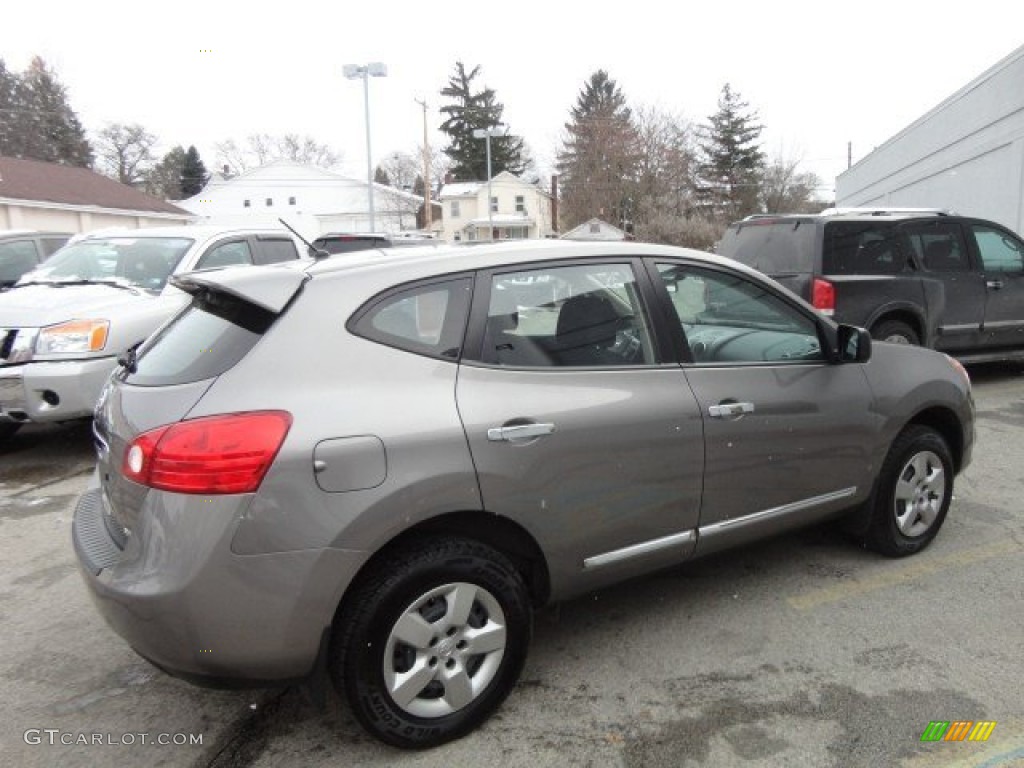 2011 Rogue S AWD - Platinum Graphite / Black photo #6