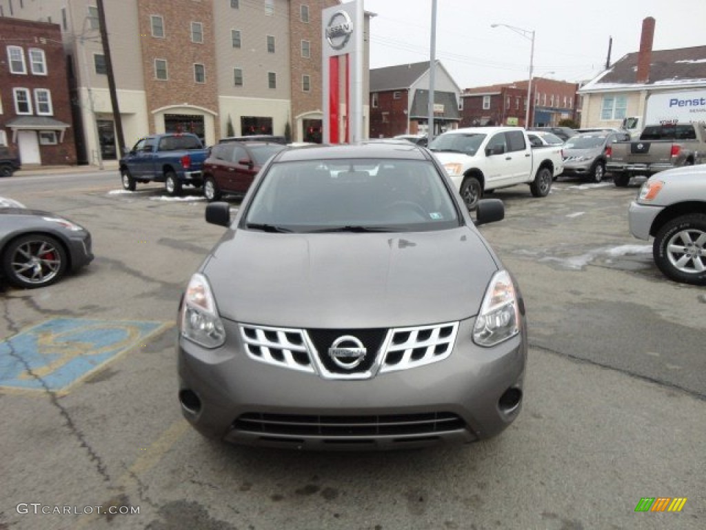 2011 Rogue S AWD - Platinum Graphite / Black photo #8