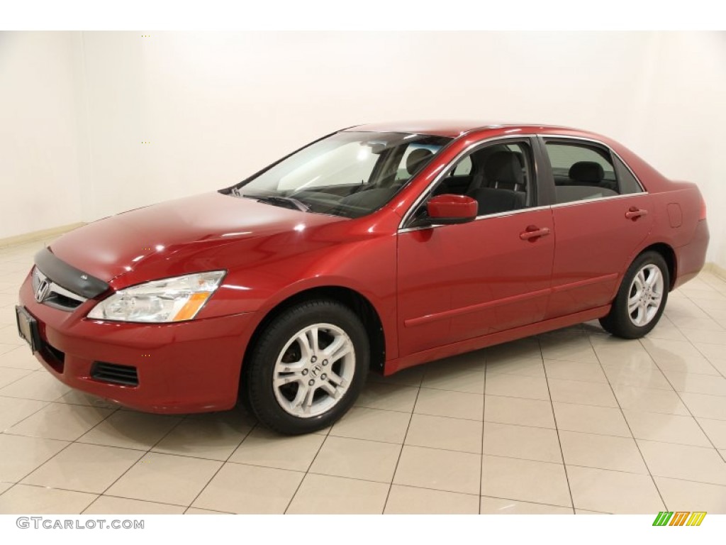 Moroccan Red Pearl 2007 Honda Accord SE Sedan Exterior Photo #89321342