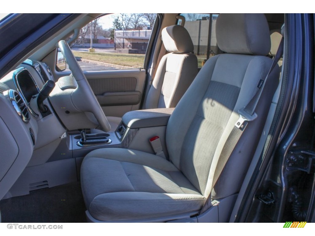 2007 Explorer XLT 4x4 - Carbon Metallic / Camel photo #12