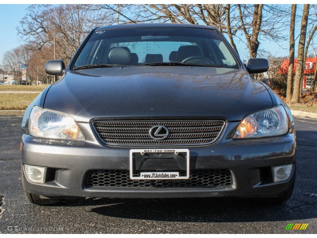 2001 IS 300 - Graphite Gray Pearl / Black photo #2