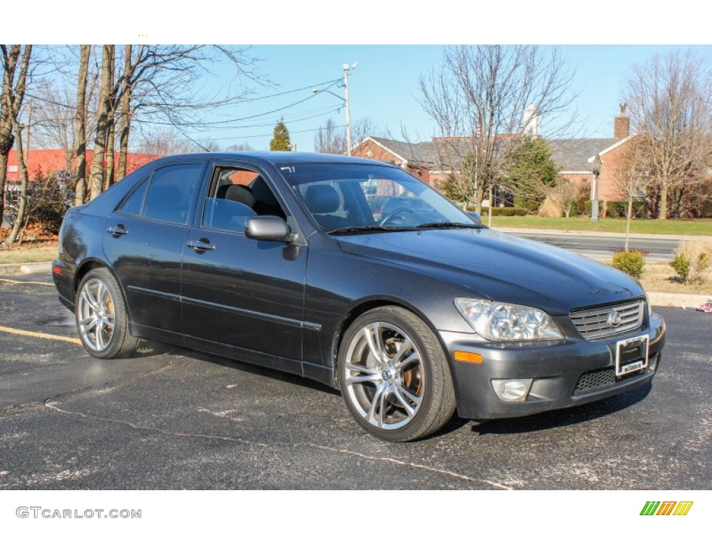 2001 IS 300 - Graphite Gray Pearl / Black photo #8