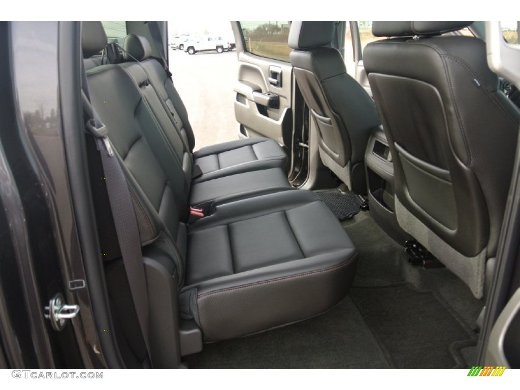 2014 GMC Sierra 1500 SLT Crew Cab 4x4 Rear Seat Photo #89323394