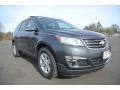 Cyber Grey Metallic 2014 Chevrolet Traverse LT