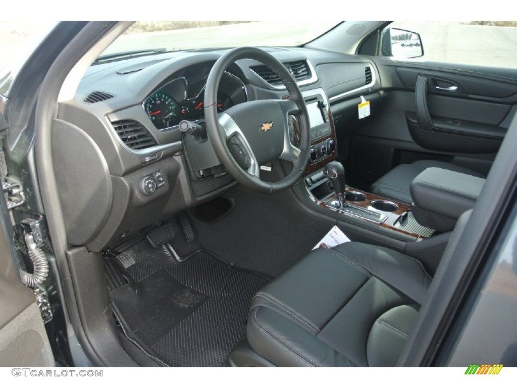 Ebony Interior 2014 Chevrolet Traverse LT Photo #89323856