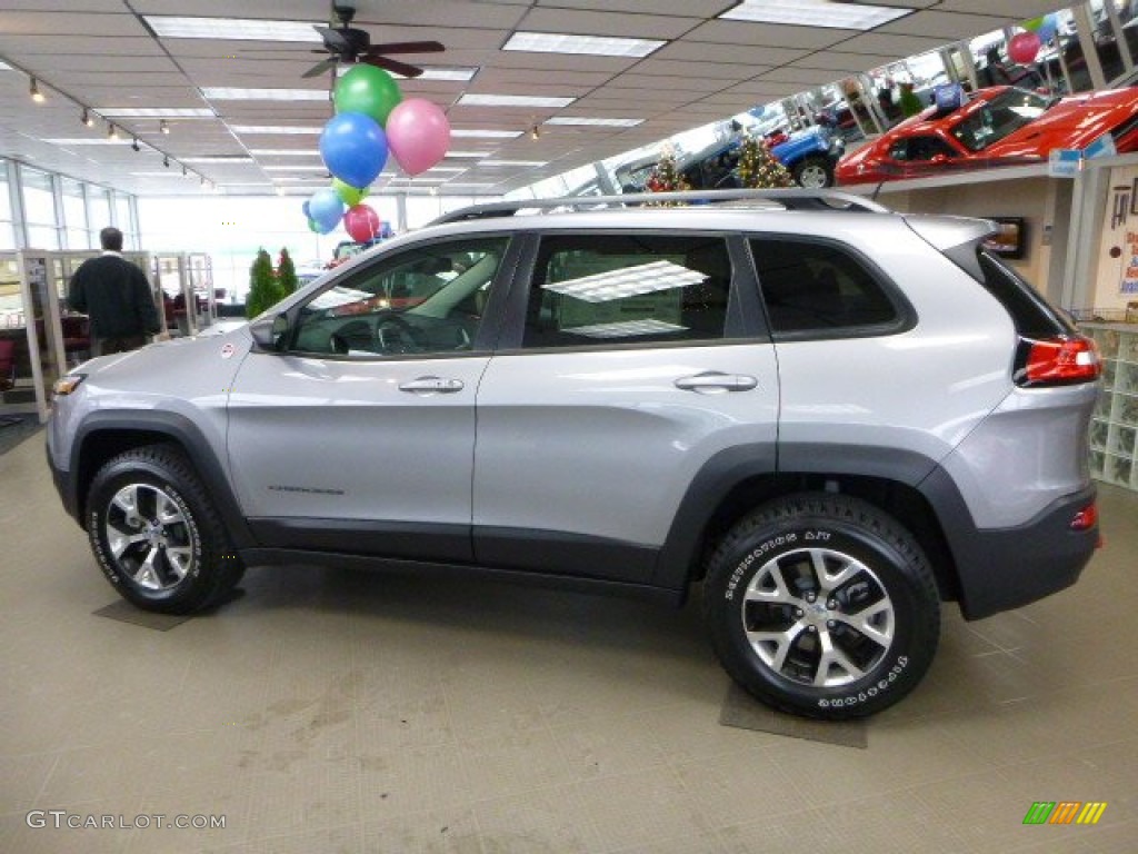 Billet Silver Metallic 2014 Jeep Cherokee Trailhawk 4x4 Exterior Photo #89323865
