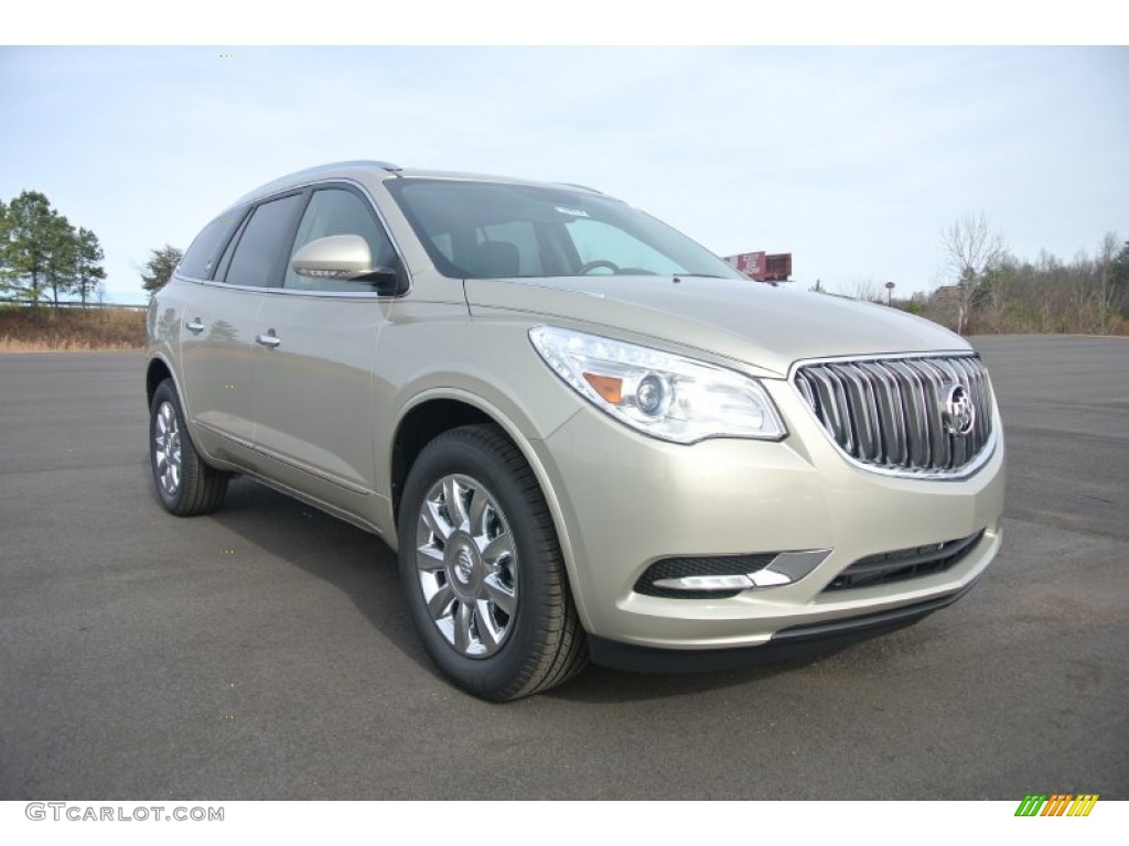 Champagne Silver Metallic 2014 Buick Enclave Leather AWD Exterior Photo #89323869