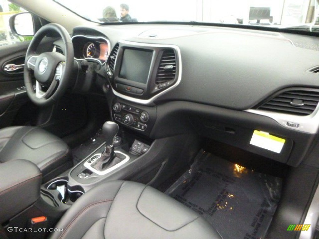 2014 Jeep Cherokee Trailhawk 4x4 Morocco - Black Dashboard Photo #89323985
