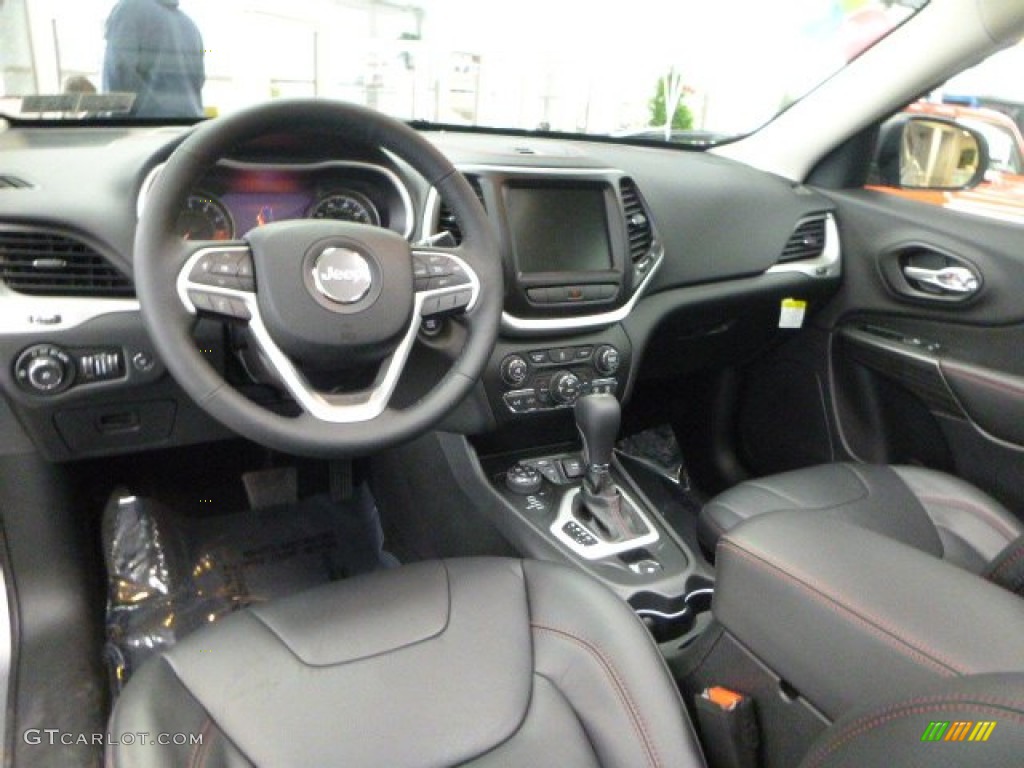 Morocco - Black Interior 2014 Jeep Cherokee Trailhawk 4x4 Photo #89324074