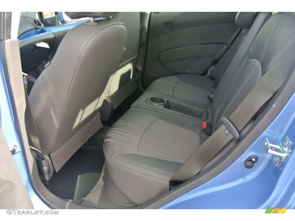 Silver/Blue Interior 2014 Chevrolet Spark LT Photo #89324966