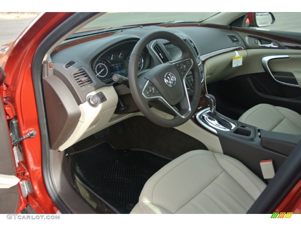 Light Neutral Interior 2014 Buick Regal FWD Photo #89325425