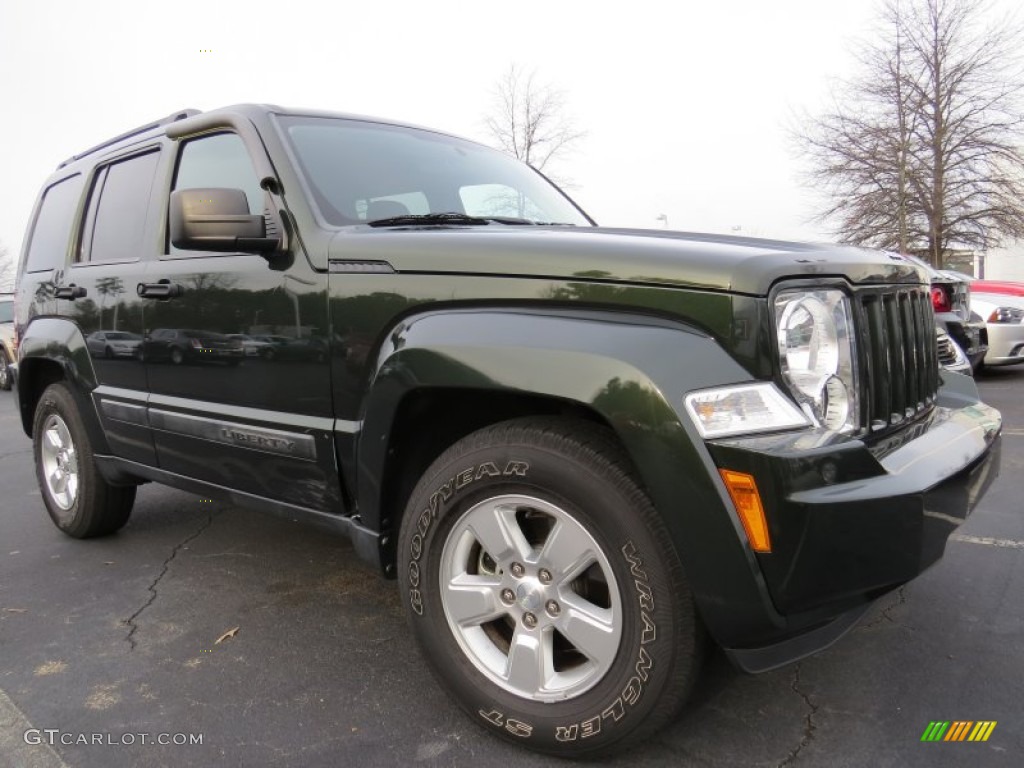 2011 Liberty Sport - Natural Green Metallic / Dark Slate Gray photo #4