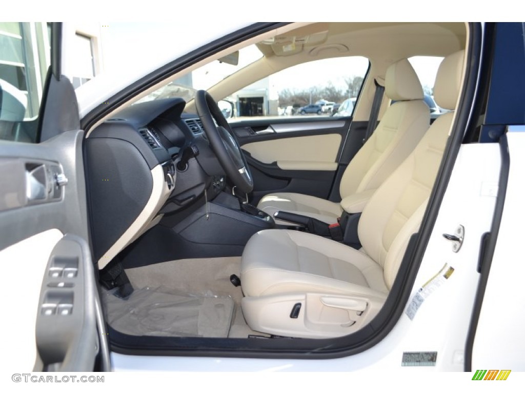 Cornsilk Beige Interior 2014 Volkswagen Jetta TDI Sedan Photo #89326112