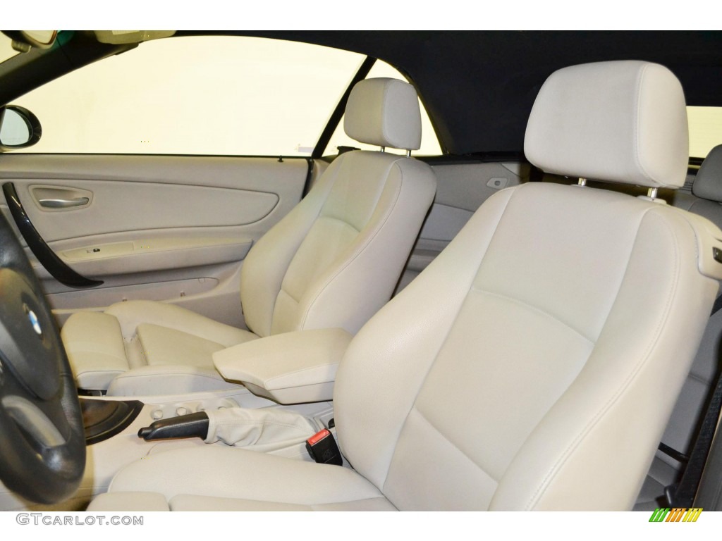 2008 1 Series 128i Convertible - Alpine White / Savanna Beige photo #12