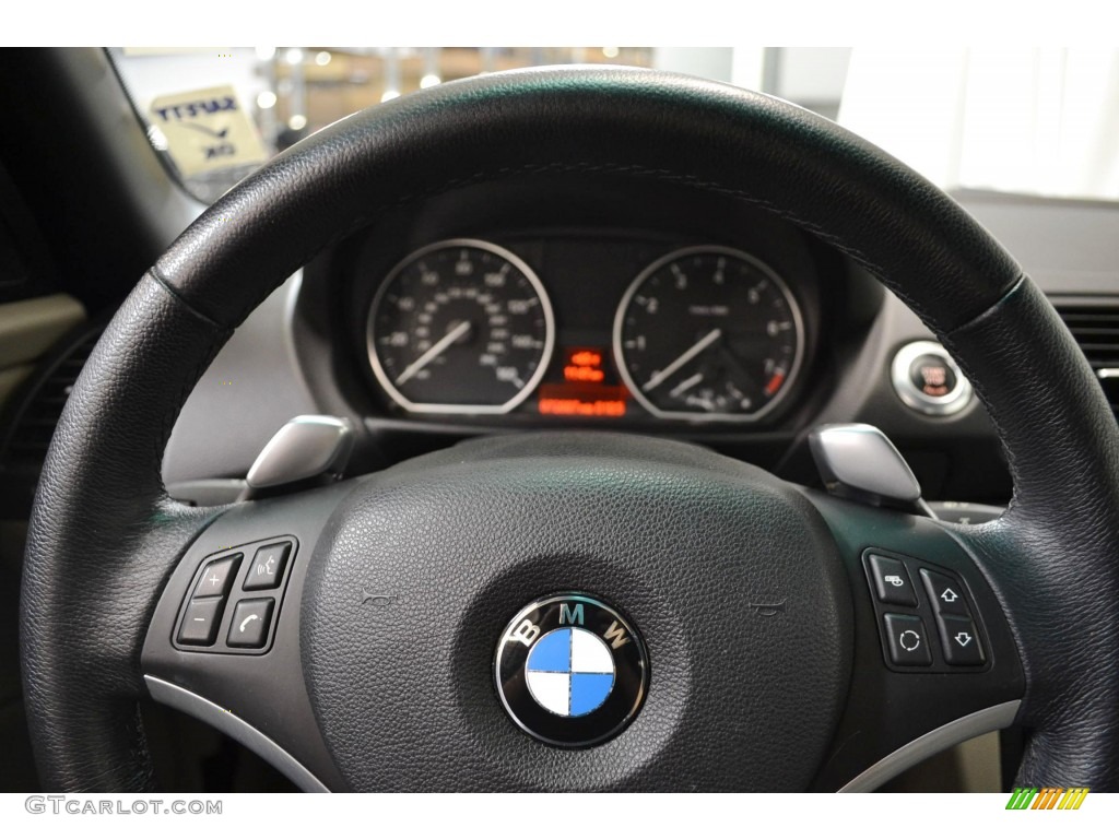 2008 1 Series 128i Convertible - Alpine White / Savanna Beige photo #21