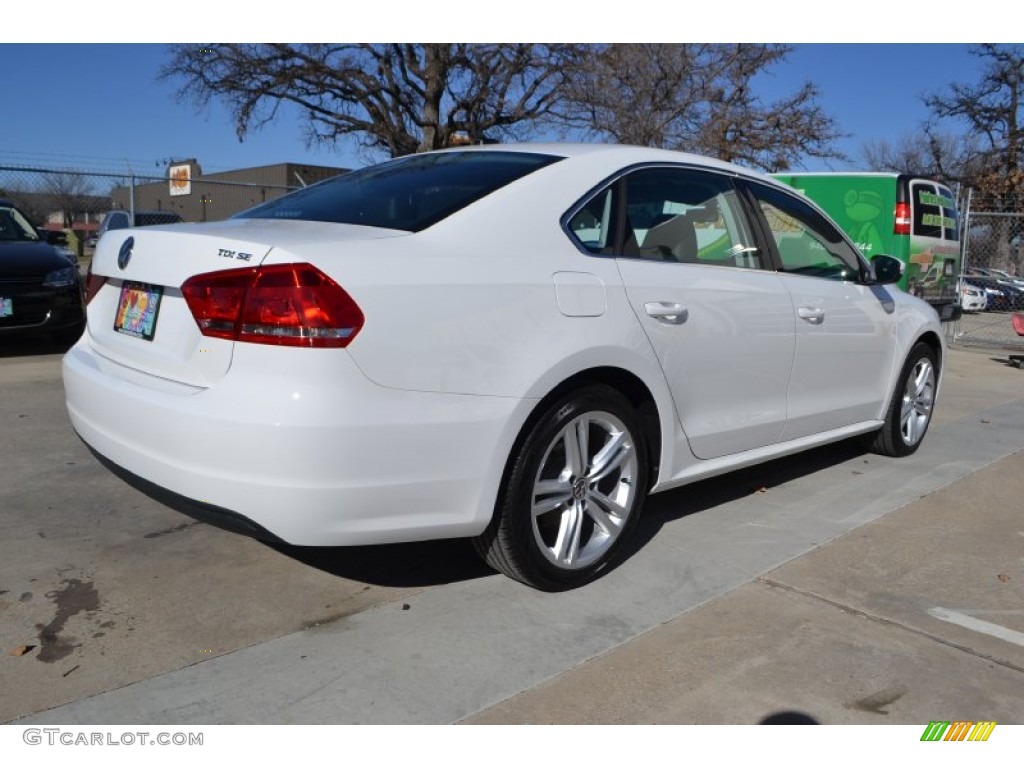 2014 Passat TDI SE - Candy White / Titan Black photo #2