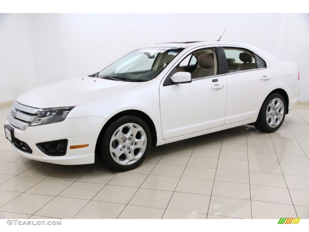 White Platinum Tri-Coat 2011 Ford Fusion SE Exterior Photo #89327372