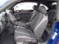 2014 Volkswagen Beetle Black/Blue Interior Front Seat Photo