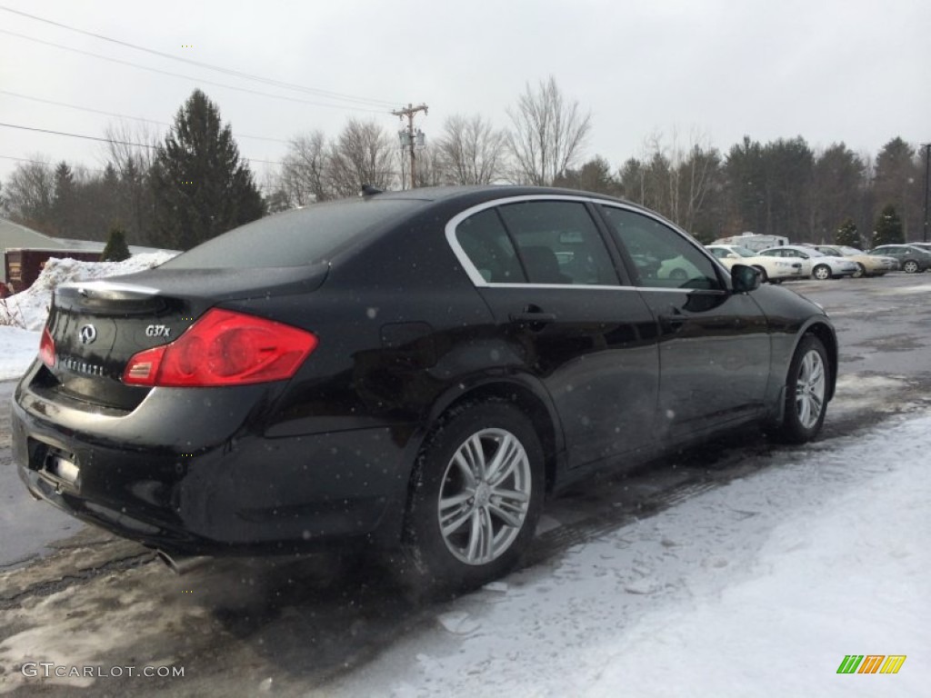 2010 G 37 x AWD Sedan - Obsidian Black / Graphite photo #5