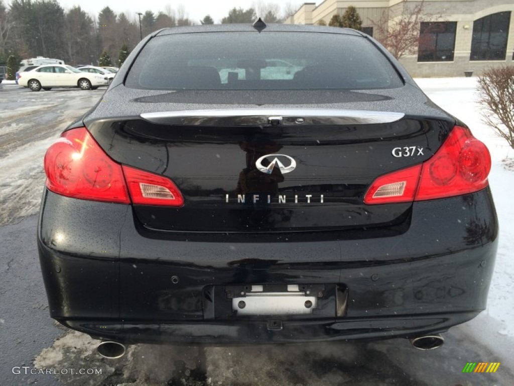 2010 G 37 x AWD Sedan - Obsidian Black / Graphite photo #6