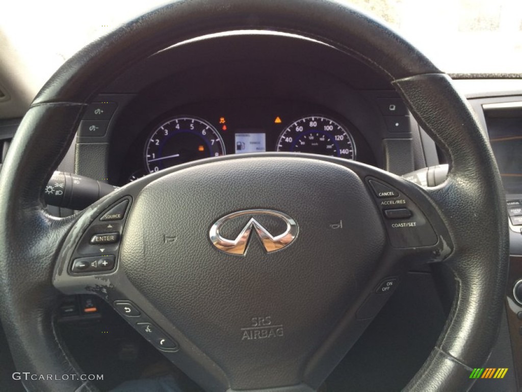 2010 G 37 x AWD Sedan - Obsidian Black / Graphite photo #14